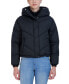 Juniors' Women ' Short Hooded Puffer Jacket