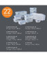 Easy Essentials 22-Pc. Food Storage Container Set