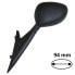 BCR Piaggio X Evo 125/250/350/400cc left rearview mirror