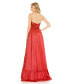 Фото #3 товара Women's Asymmetrical Strapless Ruffle Gown