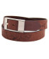 ფოტო #1 პროდუქტის Men's Arkansas Razorbacks Brandish Leather Belt - Brown