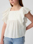 Kids Flutter Eyelet Shirt