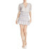Фото #1 товара The East Order 253685 Womens Tiered Smocked Ruffle Mini Dress Size X-Small