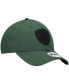 Men's Green Ireland National Team Tonal Rubber Logo 9FORTY Adjustable Hat