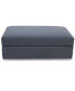 Фото #2 товара CLOSEOUT! Gympson Fabric Storage Ottoman, Created for Macy's