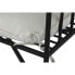 Armchair Home ESPRIT White Black Metal 70 x 68 x 79 cm