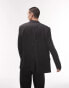 Фото #10 товара Topman wrap suit jacket in black
