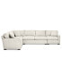 Фото #27 товара Radley 5-Pc. Fabric Sectional Sofa, Created for Macy's