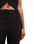 ASOS DESIGN high waisted tailored trouser in black