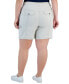 ფოტო #3 პროდუქტის Plus Size Comfort-Waist Cargo Shorts, Created for Macy's