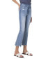 ფოტო #3 პროდუქტის Women's High Rise Criss Cross Kick Flare Jeans