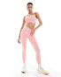 adidas Performance Techfit medium-support sports bra in pink