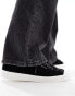 Tommy Jeans vulcanized suede trainers in black