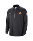 Фото #2 товара Men's Black Phoenix Suns Authentic Performance Half-Zip Jacket