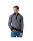ფოტო #11 პროდუქტის Men's Organic Half Zip Raglan Contrast Sweater