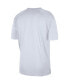 Men's White Brooklyn Nets 2021/22 City Edition Pregame Warm-up Shooting T-shirt