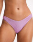 New Look glitter v bikini bottoms in lilac lila, 38 - фото #2