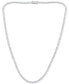 ფოტო #1 პროდუქტის Diamond All-Around 16-1/2" Collar Necklace (5-1/2 ct. t.w.) in 14k White Gold