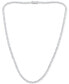 Фото #1 товара Diamond All-Around 16-1/2" Collar Necklace (5-1/2 ct. t.w.) in 14k White Gold