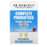 Фото #1 товара Пробиотики для детей Dr. Mercola Complete Powder Packets Натуральная малина 10 млрд КОЕ, 30 пакетиков, 3.5 г каждый