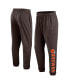 Фото #1 товара Men's Brown Cleveland Browns Big and Tall Chop Block Lounge Pants