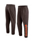 ფოტო #1 პროდუქტის Men's Brown Cleveland Browns Big and Tall Chop Block Lounge Pants