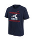 ფოტო #3 პროდუქტის Big Boys Navy Chicago White Sox Local T-shirt