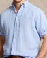 ფოტო #3 პროდუქტის Men's Relaxed-Fit Solid Button-Down Linen Shirt