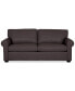 Фото #36 товара Orid 77" Full Roll Arm Leather Sleeper, Created for Macy's