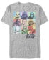 Фото #1 товара Star Wars Men's Rise of Skywalker Rainbow Pastel Character Box Up T-shirt