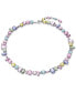 ფოტო #1 პროდუქტის Silver-Tone Crystal Mixed Cut Collar Necklace, 14" + 1-3/4" extender