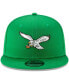 Men's Kelly Green Philadelphia Eagles Throwback 9Fifty Adjustable Snapback Hat