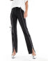 Фото #6 товара & Other Stories zip detail trousers in black