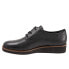 Фото #4 товара Softwalk Willis S1811-008 Womens Black Narrow Leather Oxford Flats Shoes