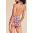 Фото #2 товара Veronica Beard 268719 Women's Salis One-Piece Swimsuit Purple Size Large