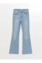 Фото #1 товара LCW Jeans Mars Flare Kadın Jean Pantolon