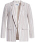 Фото #12 товара Women's Open-Front Notch-Lapel Blazer