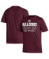 Фото #2 товара Men's Maroon Mississippi State Bulldogs Head of Class Fresh T-shirt