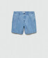 Фото #7 товара Men's Hemp Lyocell Bermuda Shorts