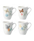 Фото #1 товара Butterfly Meadow 4-Piece Mug Set