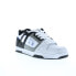 DC Stag 320188-HYB Mens White Leather Lace Up Skate Inspired Sneakers Shoes