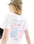 Columbia Boundless Beauty back print t-shirt in white