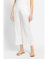 Фото #2 товара Women's Anna Fit Wide Leg Cotton Linen Pull-On Culottes