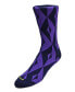 ფოტო #2 პროდუქტის Men's Geometric Design Dress Sock