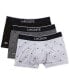 ფოტო #1 პროდუქტის Men's Casual Signature Crocodile Print Trunk Set, 3 Pack