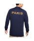 Фото #2 товара Men's Navy Paris Saint-Germain 2023/24 Academy Pro Anthem Full-Zip Jacket