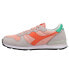 Фото #3 товара Diadora Camaro Wn Lace Up Womens Grey, Orange Sneakers Casual Shoes 176564-C884