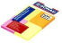 Фото #1 товара Канцелярский набор Donau 4 цвета разлинковки "Блок самоклеющийся" 38x51мм 4x50шт