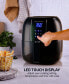 Air Fryer with 3.2 Quarts Frying Basket and Display Touch Sensor