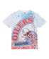 Men's White Houston Oilers Team Burst Sublimated T-shirt